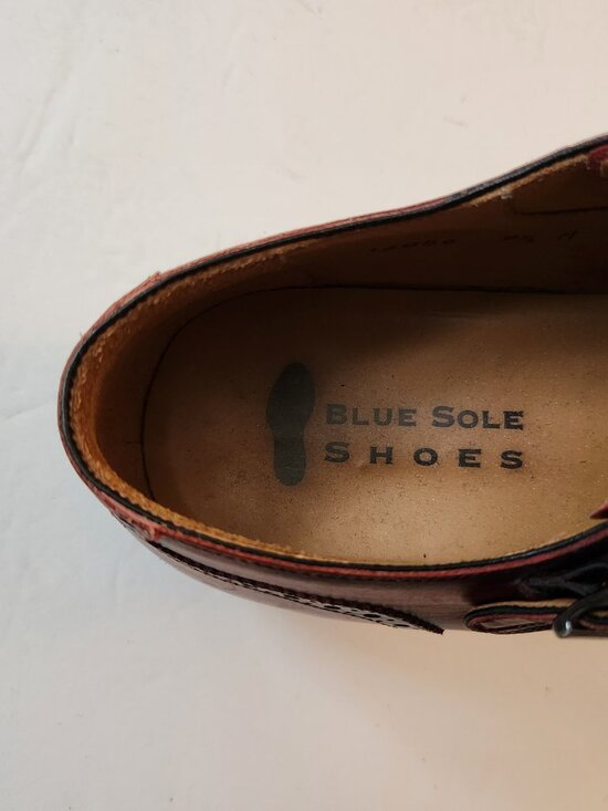 blue Sole men\'s leather dress shoes  size: 9.5  made in Spain main image 6